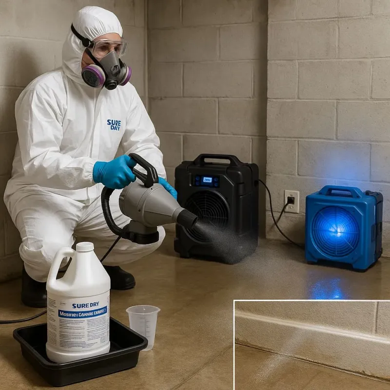 Sanitization and Odor Removal process in Perry, GA